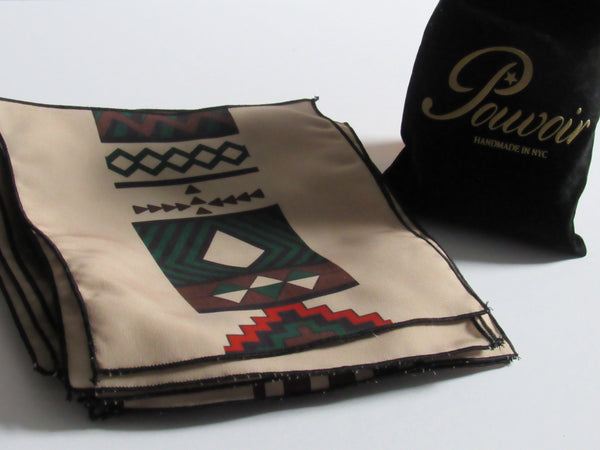 "Aztec Pride" pocket square